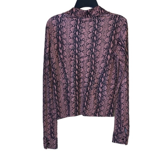 Alexa Chung Snakeskin printed lace up blouse - Picture 4 of 4